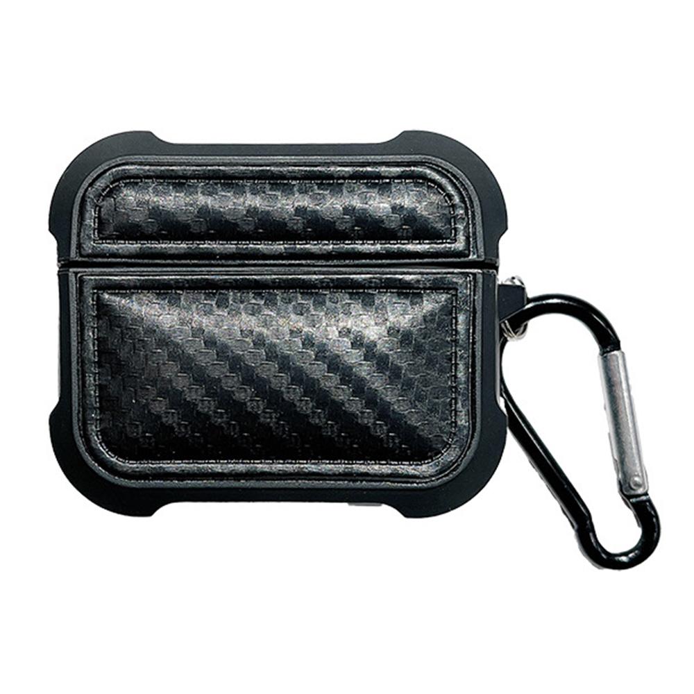 

Earphone Sleeve for AirPods Pro/Pro 2 TPU Anti-drop Cover Earphone Organizer Carrying Case with Anti-lost Buckle