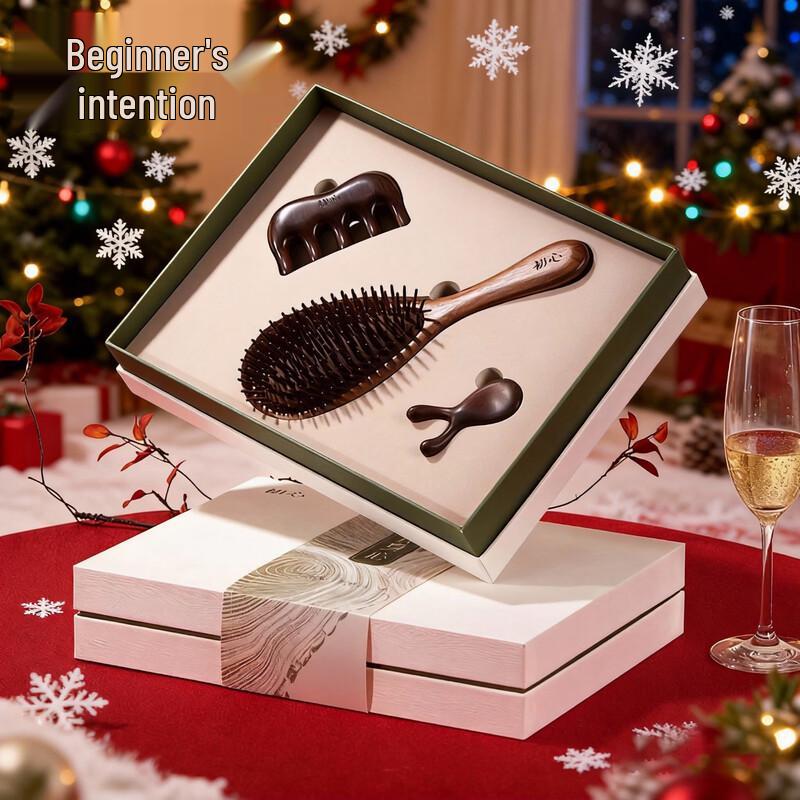 

Chuxin Premium Wooden Comb & Gua Sha Gift Set