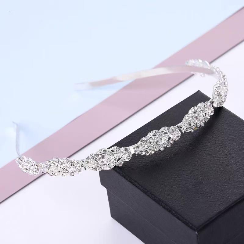 New Alloy Full Diamond Bridal Headband - European & American Christmas Hair Accessory