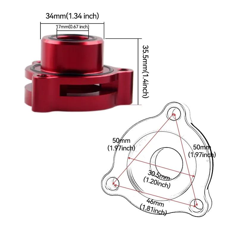 NEW Car Turbo Blow Off Valve Adapter for Ford Mustang Escape Fiesta ST Fusion Sport 1.5L 1.6L 2.0L 2.7L
