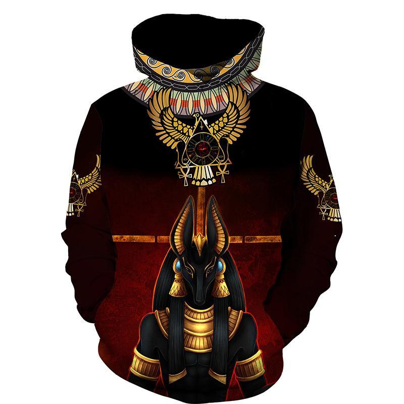 Ancient Egypt Eye of Horus Egyptian Symbol Hoodie Men 3D Printed Tops Clothing Unisex Sweatshirts Cool Designs Hoodies Pullovers S