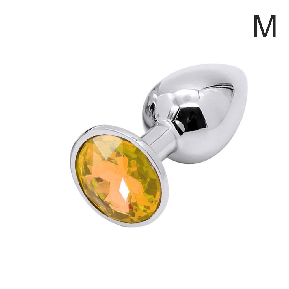 Multi Size Metal Diamond Anal Buttplug Toys for Men Women Couples Anal Expanders Sm Adult Sex Toys Gay Extreme Sex Bdsm Sex