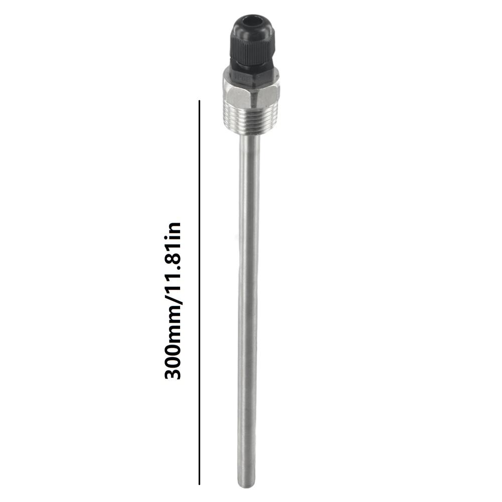 Thermowell Thermowell 304 Stainless Steel G12 Thread for Temperature Sensor Multiple Lengths 30mm 50mm 100mm 150mm 200mm