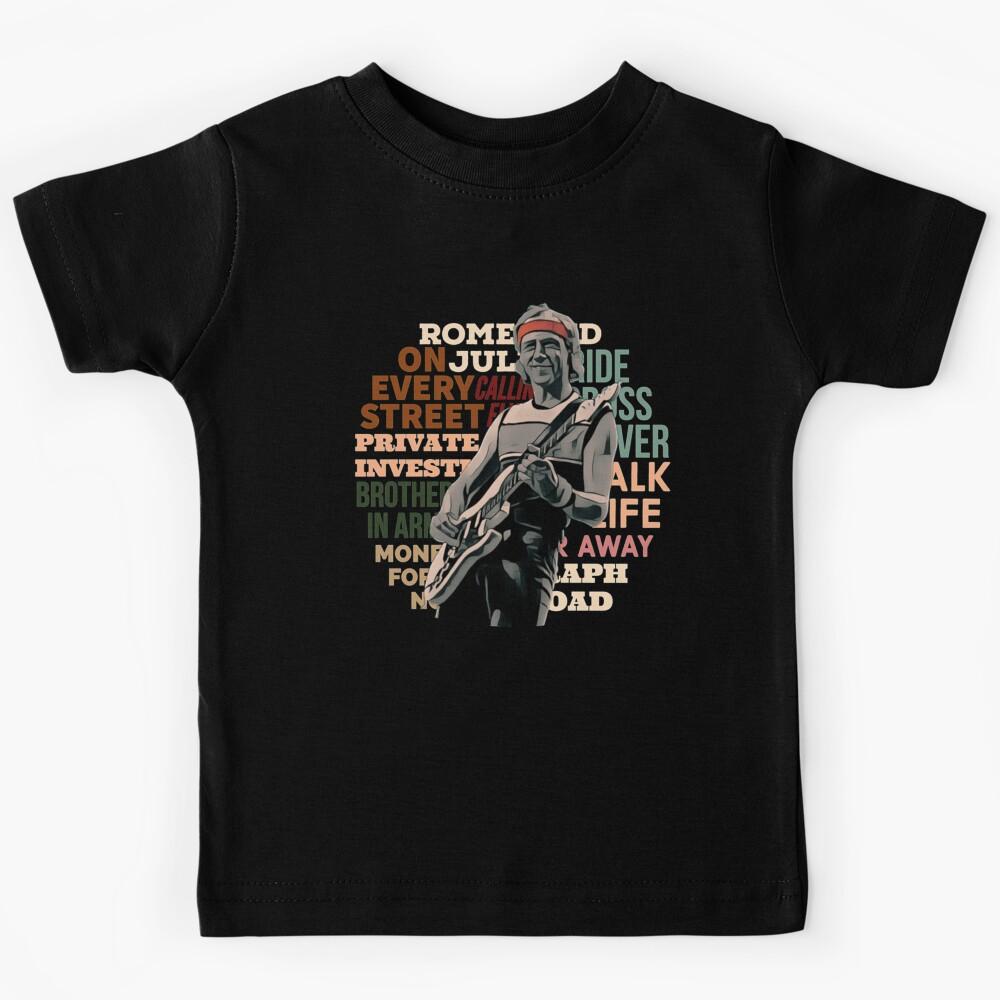 Marca los grandes éxitos retro Dire Straits Camiseta clásica Kids T-Shirt 140