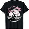 T-shirt Geisha Jardin de Sakura Japonais Mont Fuji Fleur de Cerisier