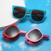 Yousheng Kids Sunglasses Foldable Toddler Sunglasses UV400 Square Frame Folding Glasses for 6-8 Year-Olds Kids Girls Boys
