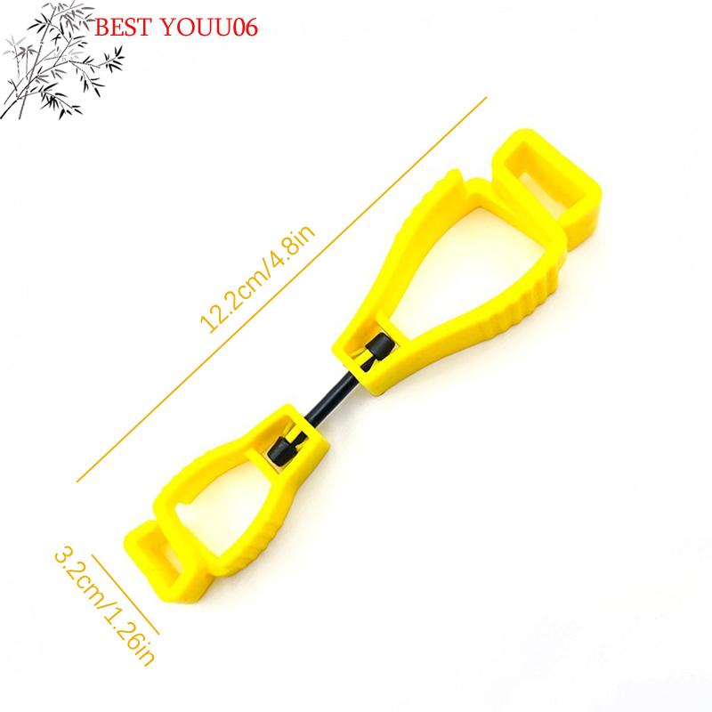 Hot Safety Glove Clip Hanger Glove Holder Plastic Working Gloves Clips Work Clamp Safety Work Glove Guard Multifunctional Tool