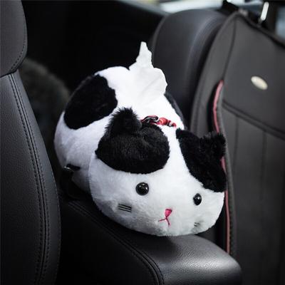 1 pezzo 30 cm Adorabile Scatola di Carta per Auto Gatto Kawaii Bambole Gattino Giocattoli Animali Morbidi Imbottiti per Decorazione Auto Casa Regali