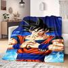 Son Goku Print Blanket Warm Comfortable Flannel Blanket Suitable for Bedrooms,Sofas, Beds,Chairs,Travel -QIAO137