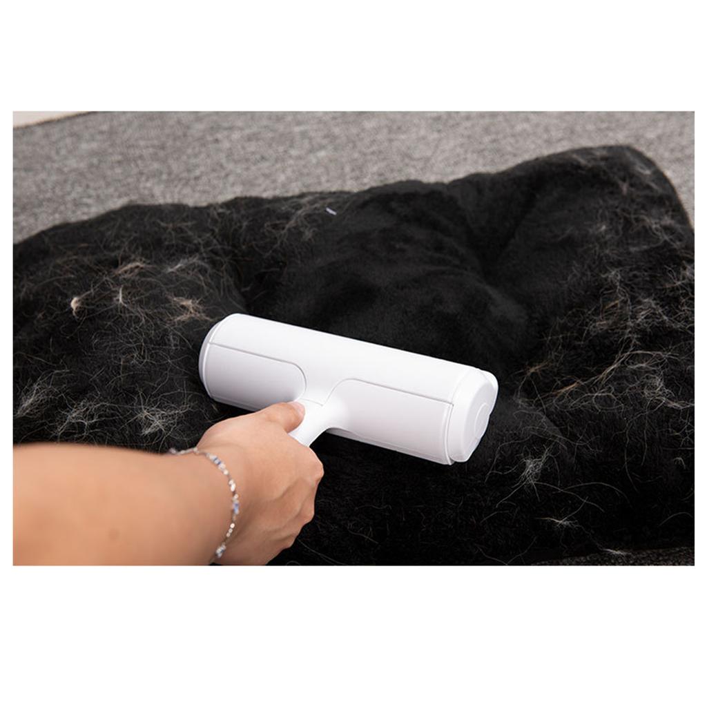 Pet Hair Roller Lint Roller Cat and Dog Hair Remover for Furniture Couch Carpet Car Seats Red