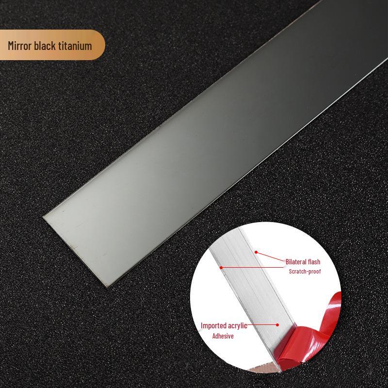 Hochwertige selbstklebende Metallleiste in Gold für Wände & Decken