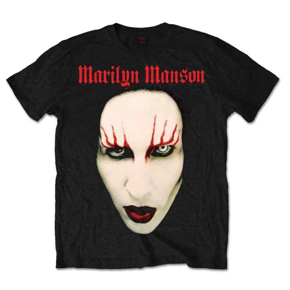 Marilyn Manson  Red Lips  Black T shirt - NEW XL