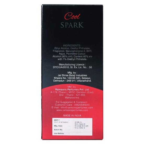 Ramsons Cool Spark Eau de Parfum – 100 ml | Hochwertiges, lang anhaltendes Duftspray