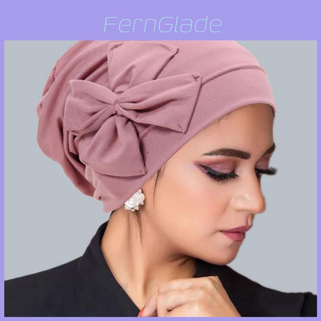 Headscarf Cap With Bow For Women Summer Winter Autumn Fashion Gift