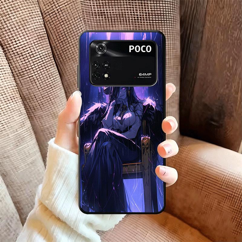 Albedo O-Overlords Anime Soft Phone Case for Xiaomi Poco X5 X6 X7 X8 Pro Max X3 F7 F8 Ultra M8 M7 M6 M5 Redmi 15 15C 14C 13C 12C