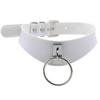 Harajuku Hip-Hop Punk O-Ring PU Leather Necklace Collar