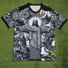 Brazil 3D Printed Football Jersey Men Women Summer Sports T-shirts Breathable Quick Drying Oversize Family Matching Clothing