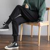 2022 Winter Fashion simple High Waist JeansWomen Keep Warm Loose Harlan Pants Woman Comfortable leisure Denim Trousers Female
