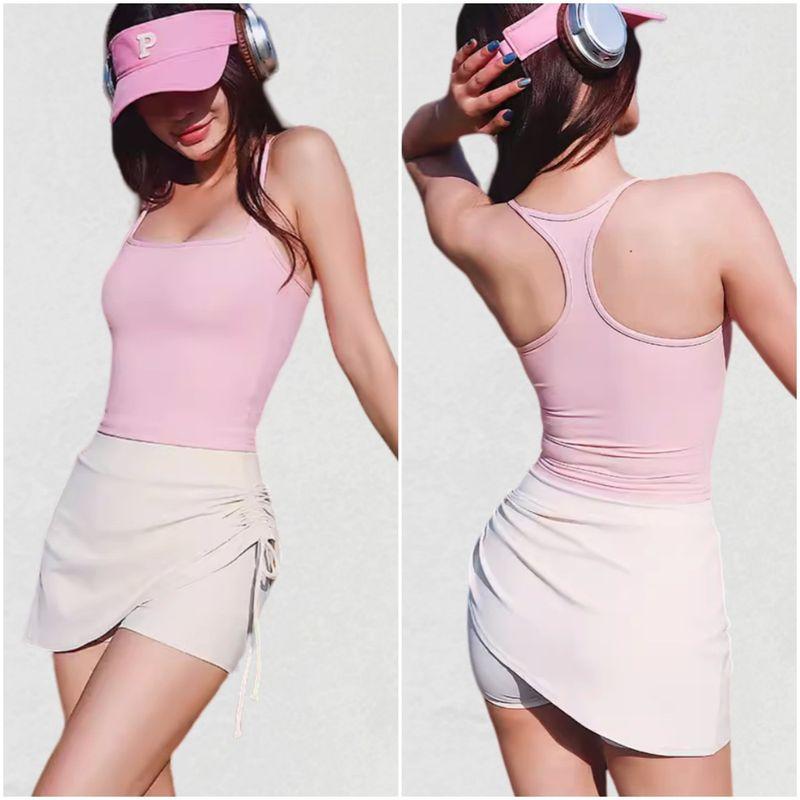 

Guangzhou Painted Clothing Co., Ltd. Integrated Fixed Chest Pad Workers Sling Sports Pilates Underwear Yoga Health Cloud mud powder L