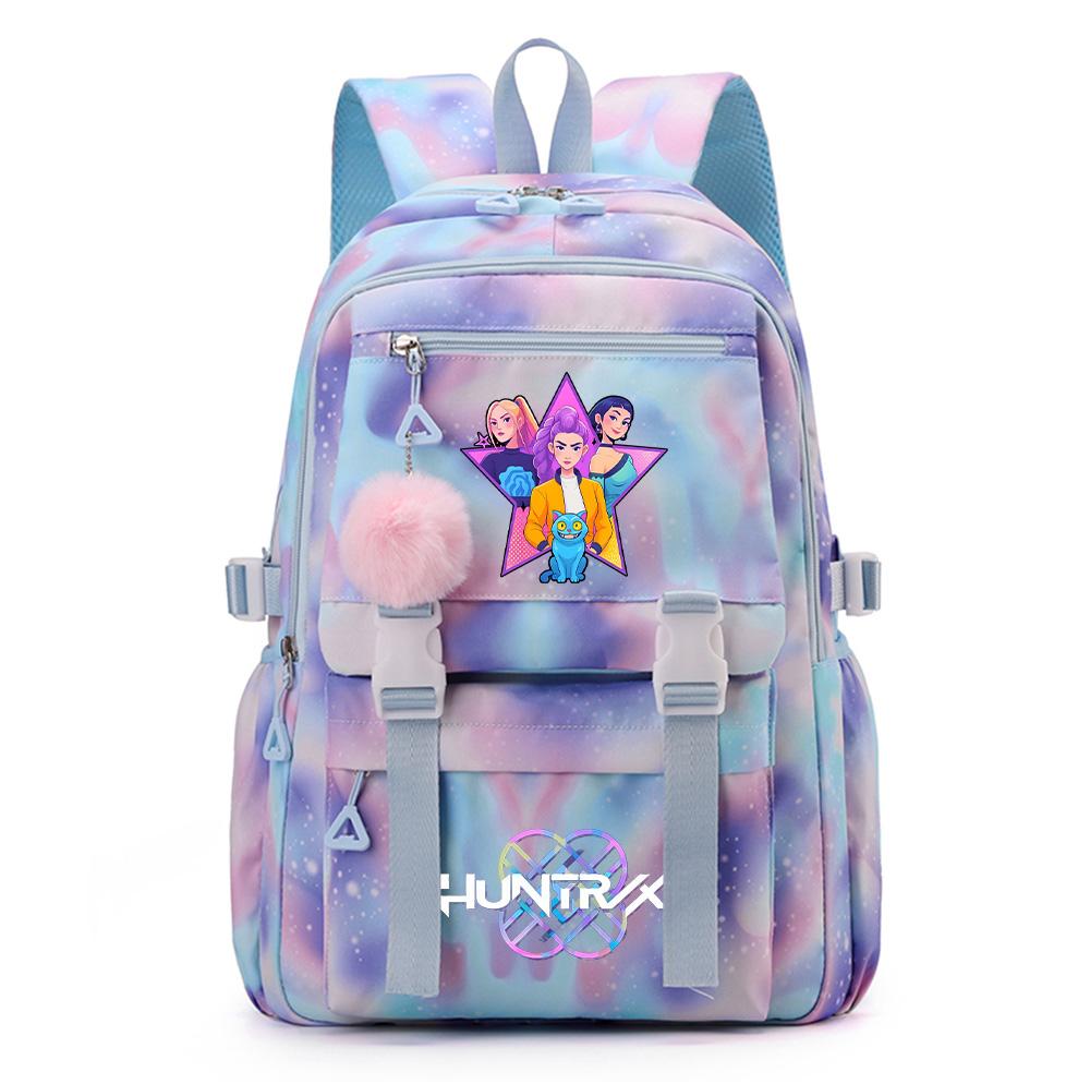 Rucsac Imprimat cu Demon Hunters K-Pop Desen Animale Școlar pentru Adolescent Student Fată Băiat Geantă pentru Cărți Capacitate Mare Impermeabilă Geantă de Călătorie Mochila