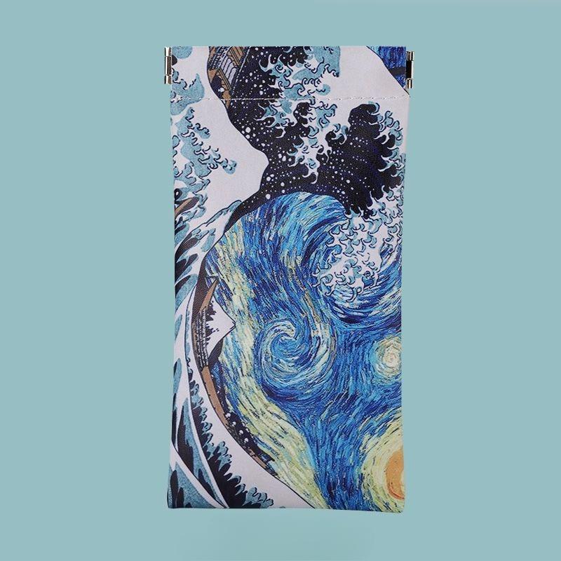 Fashion Pu Leather Sunglasses Bags Portable Soft Coins Lipsticks Storage Case Pouch High-Grade Waterproof Eyewear Mini Bag