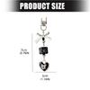 Versatile Alloy Heart Bowknot Phone Strap Keychain Hanging Ornament Charm Y2K Inspired Jewelry For Daily Use