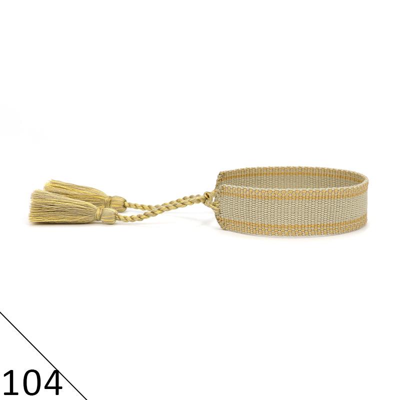 Ethnic Style Hand-Woven Polyester Tassel Bracelet