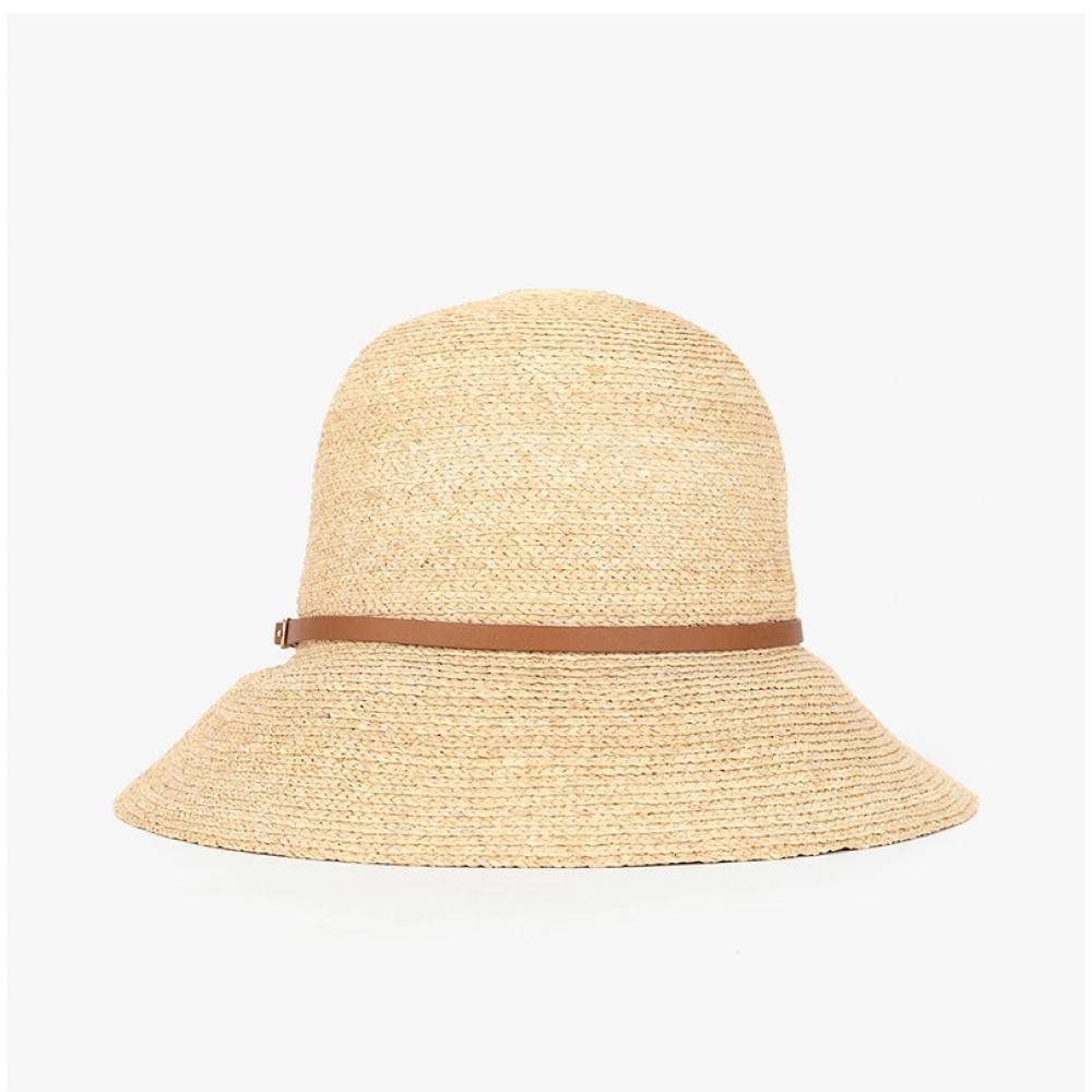 Helen Kaminski Vesa 9 Natural Tan Bucket Hat Hat50173