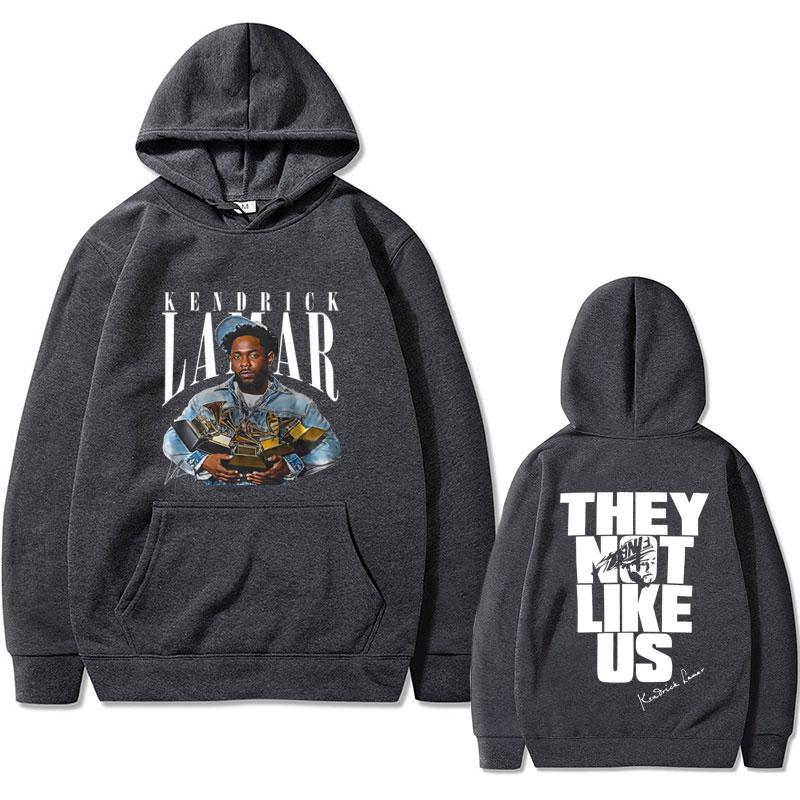 Rapper Kendrick Lamar They Not Like Us Felpa Uomo Donna Hip Hop Oversize Felpe Vintage Moda Uomo Felpe Musica Pop