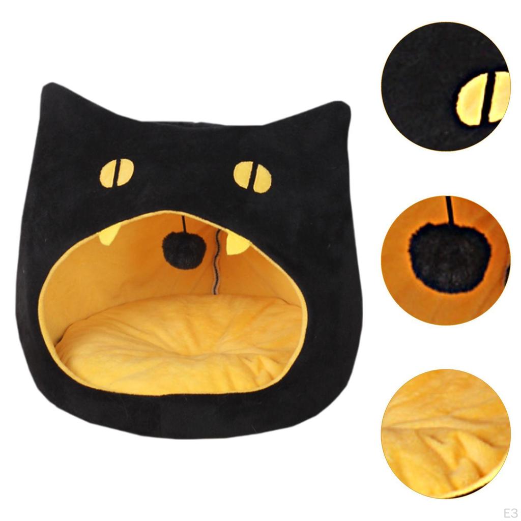 Gemütliches Katzenhöhlenbett für Kleintiere