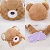 Bear Head Plush Pillow Cartoon Soft Toy Cushion For Kids And Adults