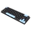 Gaming Keyboard USB 68 Keys Blue Switch N Key Rollover 10 RGB Backlit Modes Wired Keyboard for Desktop Laptop Black Blue