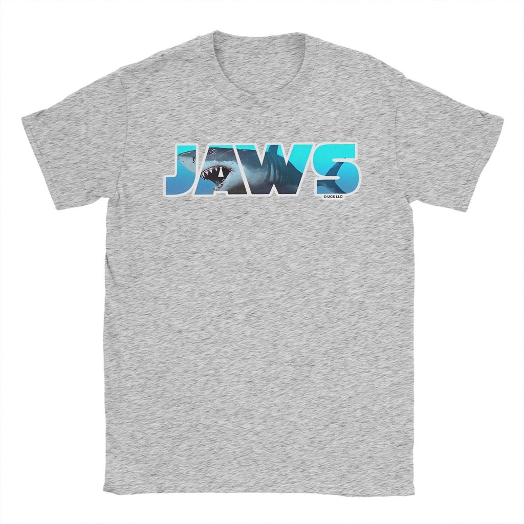 Hipster Jaws movie T-Shirt Men O Neck Pure Cotton T Shirt Short Sleeve Tees Plus Size Clothes