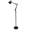 Metal Floor Lamp with Flexible Swing Arm Adjustable Standing Lamp for Home Bedroom Office Study