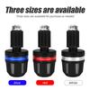 Motorcycle Handlebar LED Turn Signal Lights Led Handle Bar End Blinker Grip Signal Light Flashing Red Blue Silver 12-24V