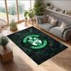 Tappeto Morbido per Pavimento Antiscivolo Hibernian FC Calcio Calcio Modello Tappeto per Interni Tappetino Decorazione Sportiva per Camera da Letto
