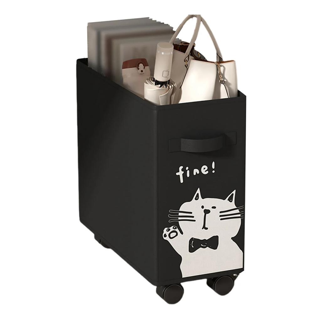 Fashion Foldable Stationery Organizer Handcart Organizers Office Desk Organizing Plastic Boxes Accessories School Supplies