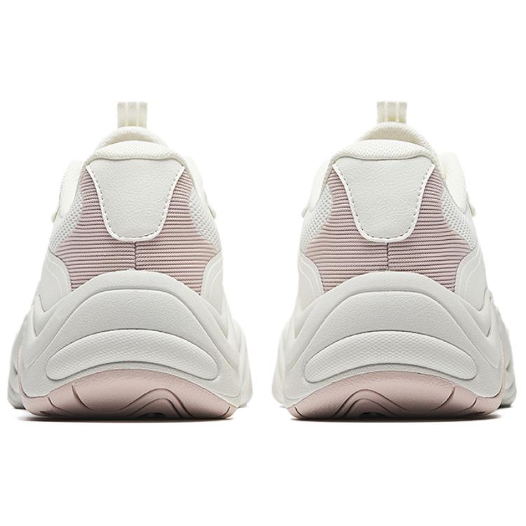 Anta Afterwave 4 Comfortable Versatile Non-Slip Wear-Resistant Low-Top Casual Shoes Women Sneaker White Pink 122528852-2