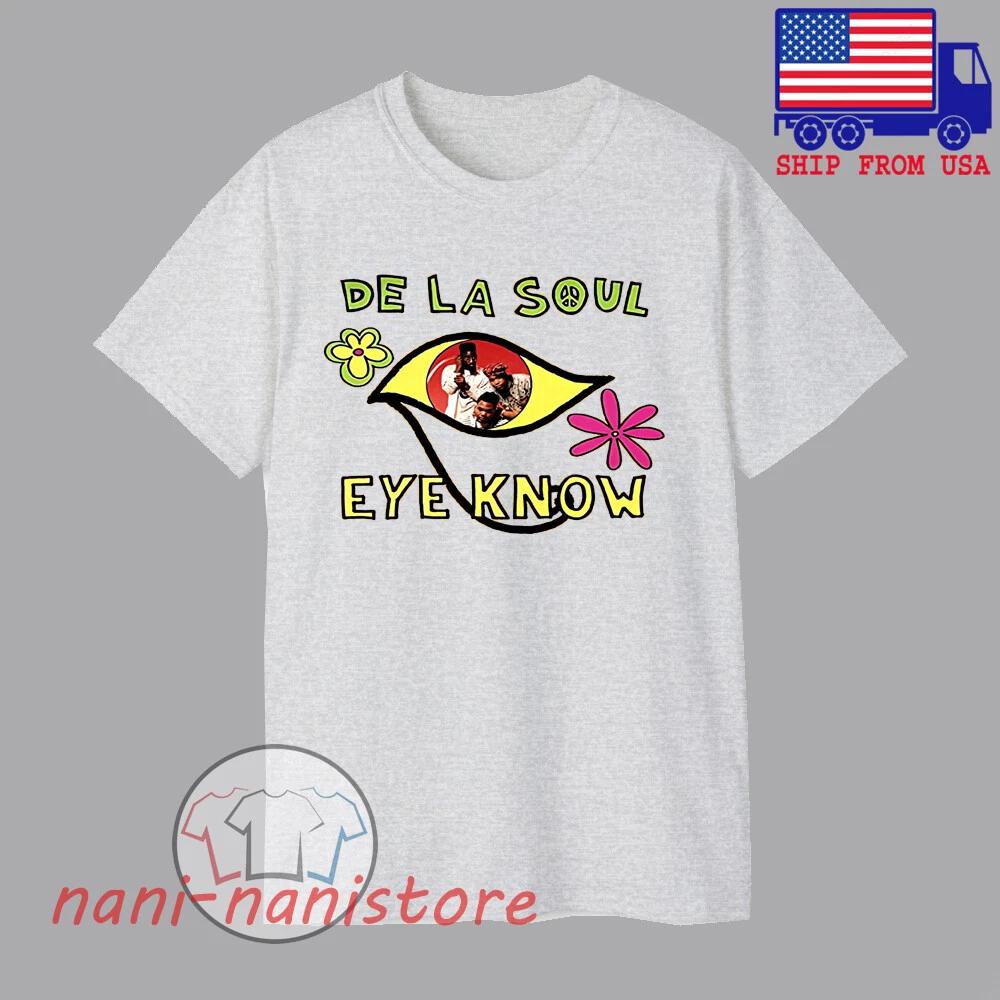 De La Soul Eye Know Men s Grey Size S-5XL S