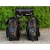 Bull Leather Motorcycle Side Pouch Saddle Panniers Bag Pouch 3 Bags