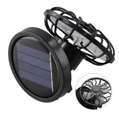 Solarventilator Geeignet für die meisten Hüte Schwarz Outdoor-Aktivitäten