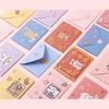 Cartoon Blank Greeting Cards Envelopes Style DIY Greeting Cards Foldable Cardstock For Invitations Wedding Graduation Message