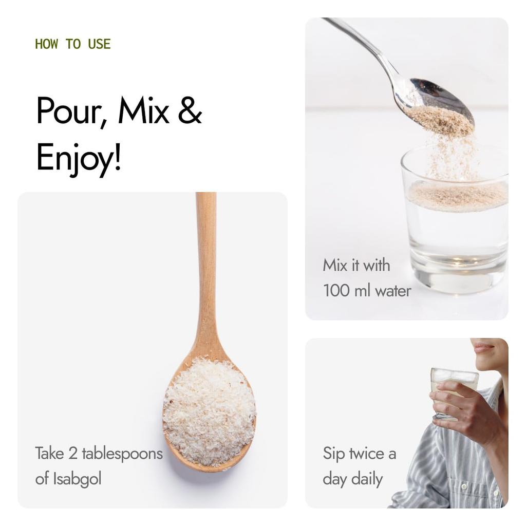 Kapiva Isabgol+ 200gm Psyllium Husk Powder for Digestion Constipation Relief High Fiber Supplement