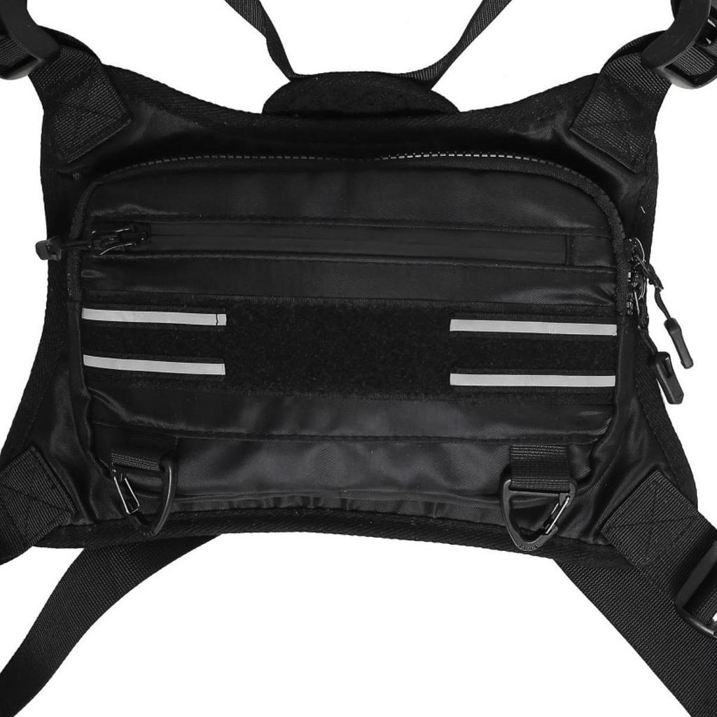 Chest Rig Pouch, Phone Holder, Lightweight Pack with Adjustable Straps for Climbing Hunting