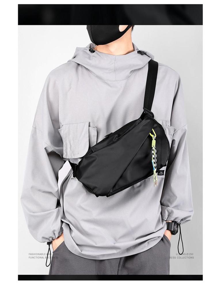 Men's 2025 Fashion Crossbody Chest Bag - Casual Sports Street Trend Single Shoulder Backpack