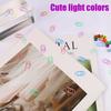 80 Pcs Heart Paper Clips - Love Heart-Shaped Small Clip Metal Journaling Clamps, Colorful Decorative Cute Paper Clips for Women, Document Note