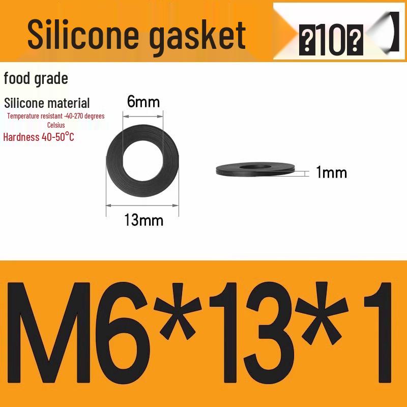 Silicone High-Temp Waterproof Gasket & Shock Absorbing Seal Pad