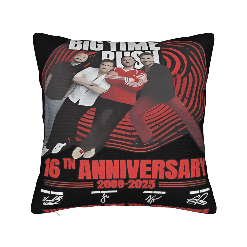 Pillow Case Big Time Rush Print Pillow Cover For Living Room Bed Chair Funny Pillowcases
