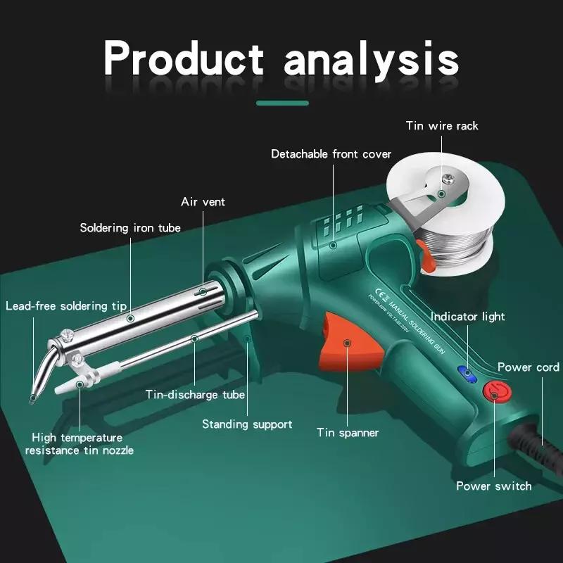 Internally Heated Industrial Laser Welding Tools Industrial Laser Welding Machine Multi-Function Soldering Iron Soldering Gun