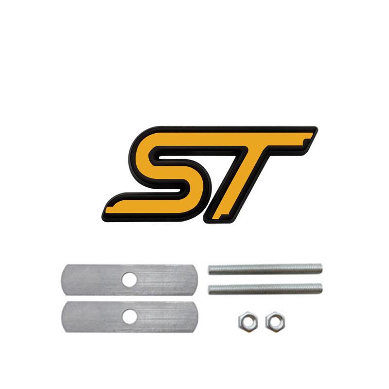 

3D Metal ST Line Front Grille Emblem Badge Car Head Trunk Stickers For Focus Mondeo Fiesta Explorer Styling Accessories